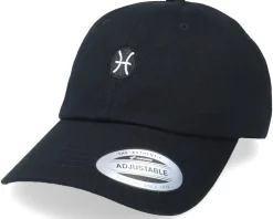 Pisces Sodiac Sign Black Dad Cap - Astrology