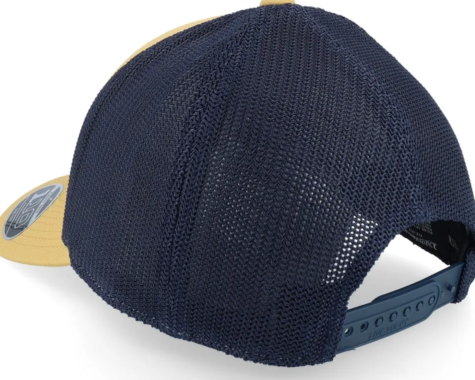 Pitch A Tent 2 Inca Gold W Navy Mesh W Patch Trucker - Black Clover
