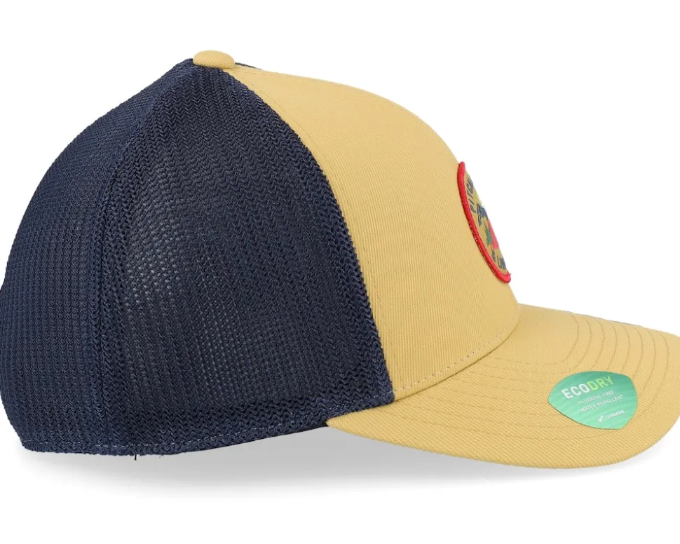 Pitch A Tent 2 Inca Gold W Navy Mesh W Patch Trucker - Black Clover