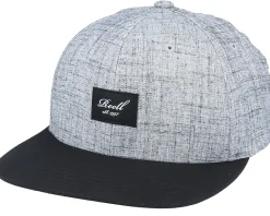 Pitchout Cap 140 Heather Grey / Washed Black Snapback - Reell