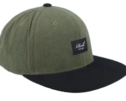Pitchout Cap Moss Green/Black Corduroy Snapback - Reell