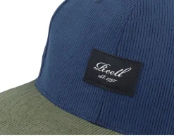 Pitchout Cap Navy/Olive Corduroy Snapback - Reell