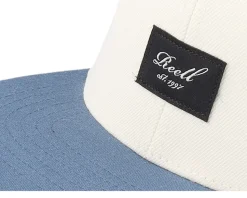 Pitchout Cap Off White/Blue Snapback - Reell