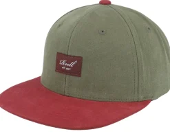 Pitchout Cap Stone Green/Root Beer Snapback - Reell