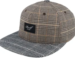 Pitchout Check Mix Beige Snapback - Reell