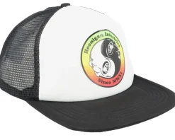 Pitted Hat White/Black Trucker - Hoonigan