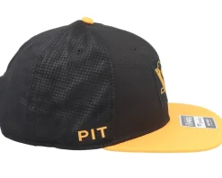 Pittsburgh Penguins Authentic Pro Game&Train Black/Gold Snapback - Fanatics