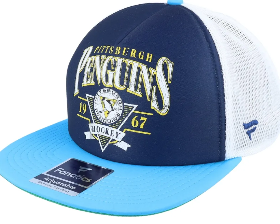Pittsburgh Penguins True Classic Foam Athl Navy-Coastal Blue Trucker - Fanatics