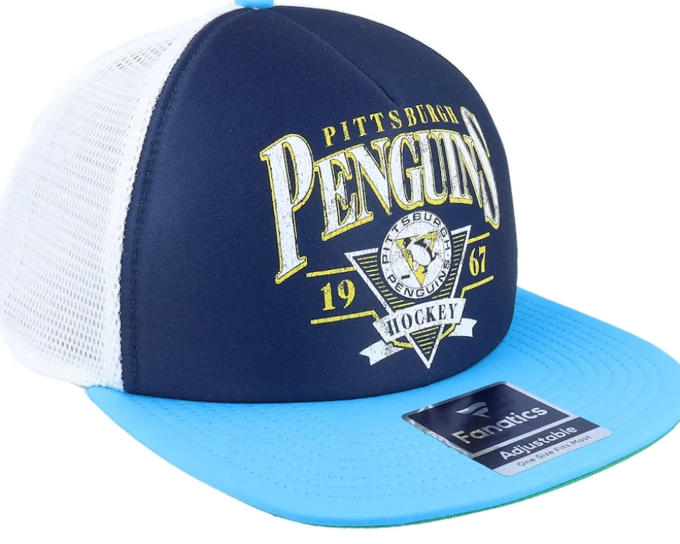 Pittsburgh Penguins True Classic Foam Athl Navy-Coastal Blue Trucker - Fanatics