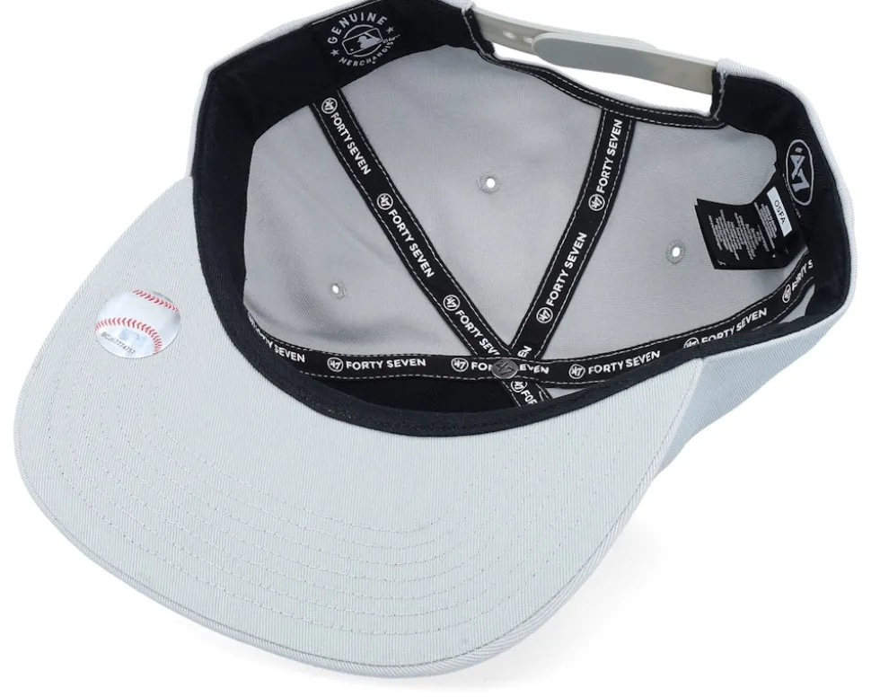 Pittsburgh Pirates Linscott Captain Rl Grey Snapback - 47 Brand