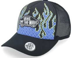 Pixel Flame Black Trucker - Vans