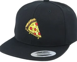 Pizza Slice Of Heaven Black Snapback - Iconic