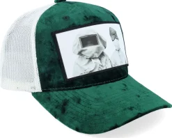 Plague Velvet Green/Ivory A-frame Trucker - Calza Pennello
