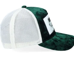 Plague Velvet Green/Ivory A-frame Trucker - Calza Pennello