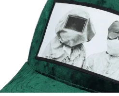 Plague Velvet Green/Ivory A-frame Trucker - Calza Pennello