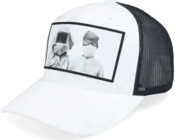 Plague Velvet Green/Ivory A-frame Trucker - Calza Pennello