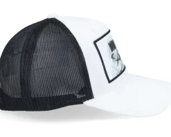 Plague Velvet White/Black A-frame Trucker - Calza Pennello