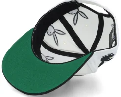Playboy Rhinestone 6 Panel White Snapback - HUF