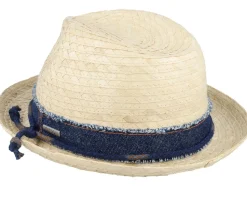 Player Palm Beige Straw Hat - Stetson