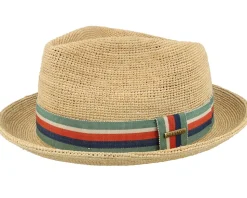 Player Raffia Crochet Natural Straw Hat - Stetson