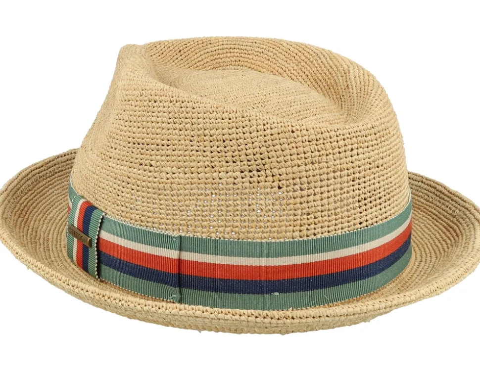 Player Raffia Crochet Natural Straw Hat - Stetson
