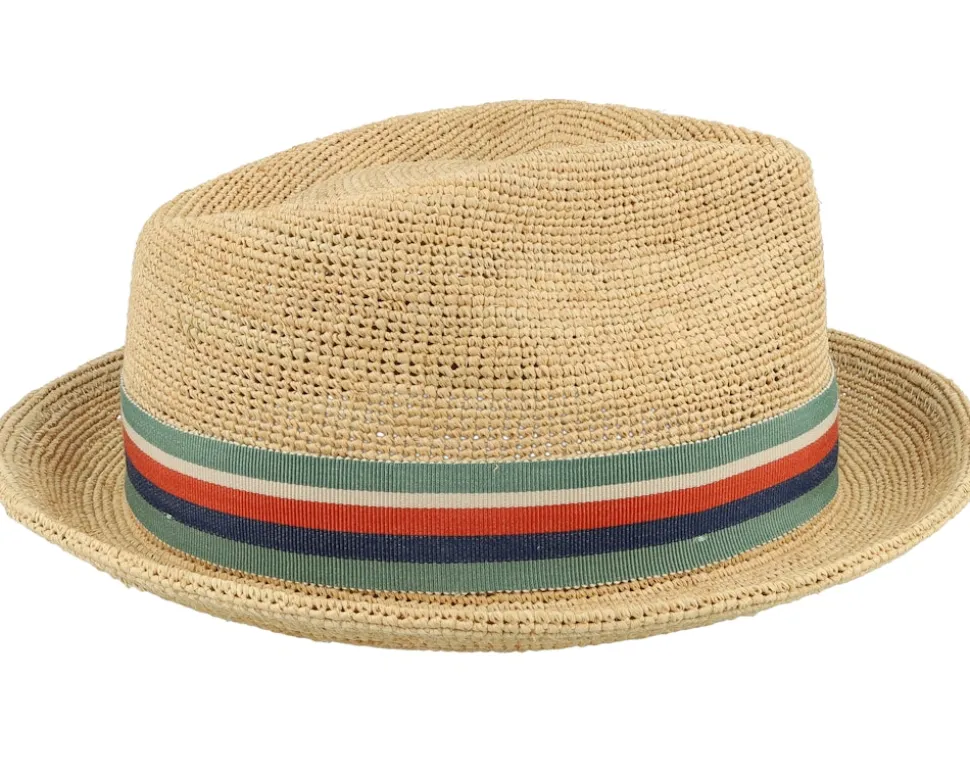 Player Raffia Crochet Natural Straw Hat - Stetson