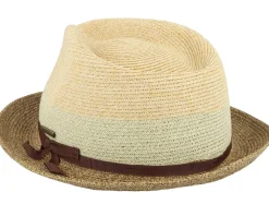 Player Toyo Beige/Brown Straw Hat - Stetson