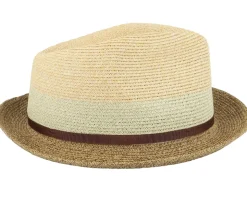 Player Toyo Beige/Brown Straw Hat - Stetson