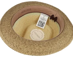 Player Toyo Beige/Brown Straw Hat - Stetson
