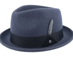 Player Woolfelt Dark Grey Fedora - Stetson