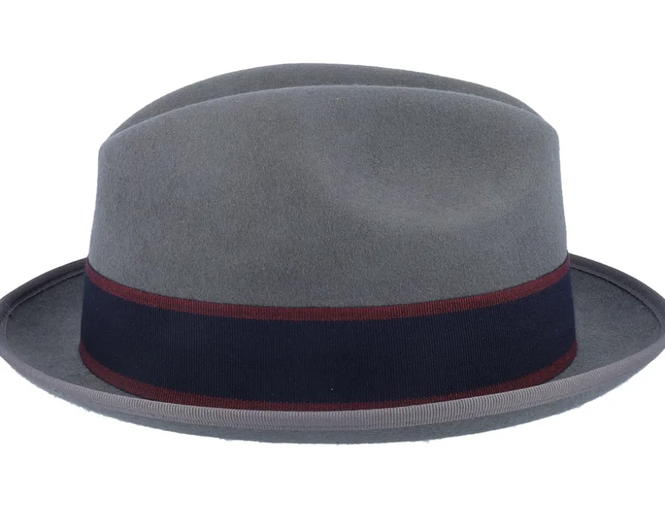 Player Woolfelt Grey Fedora - Stetson