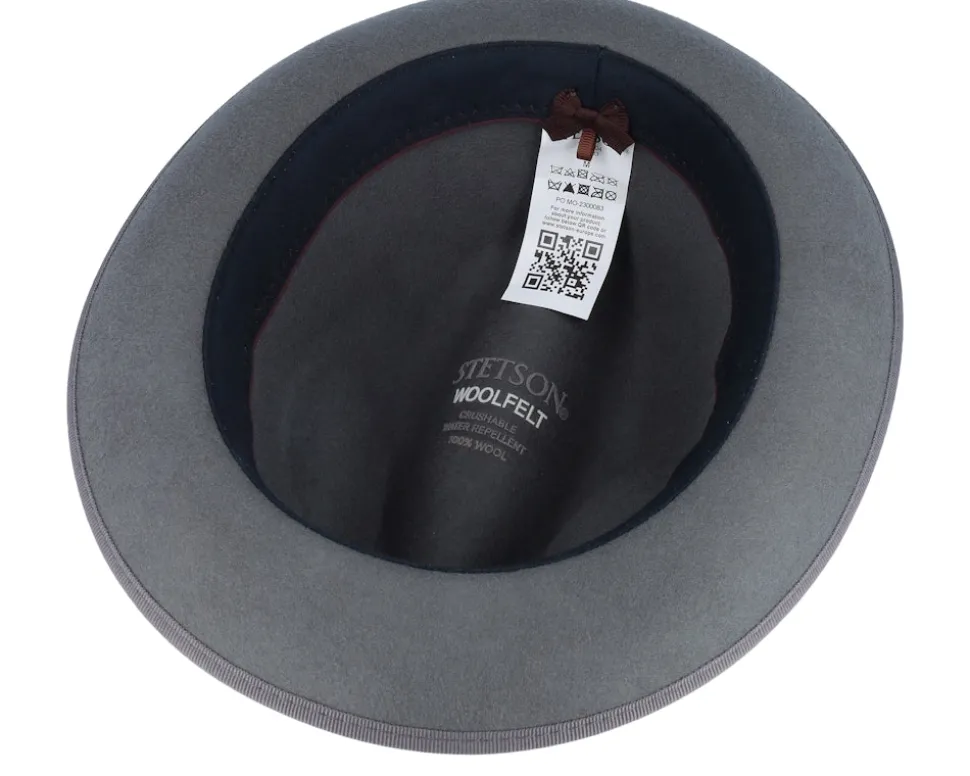 Player Woolfelt Grey Fedora - Stetson