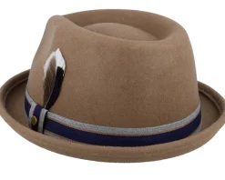 Player Woolfelt Light Brown Fedora - Stetson