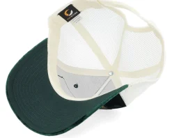 Playing Football Velvet Green/Ivory A-Frame Trucker - Calza Pennello