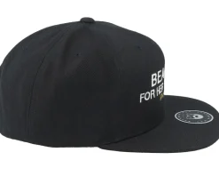 Pleasure Black Snapback - Bearded Man