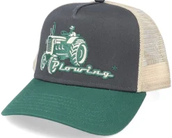 Plowing Grey/Green/Beige Trucker - Lierys
