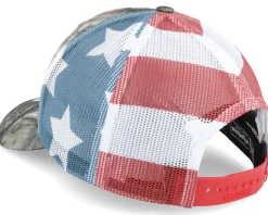 112pm Mossy Oak Country Dna/Stars & Stripes Trucker - Richardson