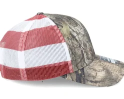 112pm Mossy Oak Country Dna/Stars & Stripes Trucker - Richardson