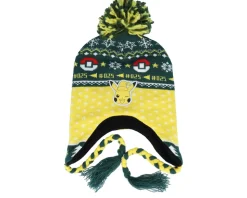 Pokémon Sherpa Beanie Green/Yellow Pom - Difuzed