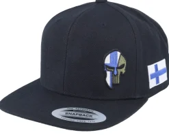 Poland Army Skull Black Snapback - Army Head