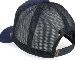 Pole Fleece Navy/Black A-Frame Trucker - Djinns