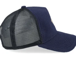 Pole Fleece Navy/Black A-Frame Trucker - Djinns