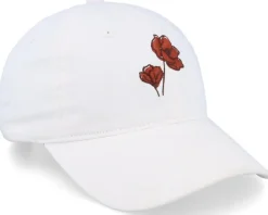 Poppy Washed Cotton Stone Mom Cap - Wei