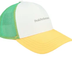 Pp Cap Blazing Orange/Vintage White Trucker - Peak Performance
