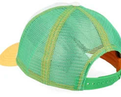 Pp Cap Blazing Orange/Vintage White Trucker - Peak Performance