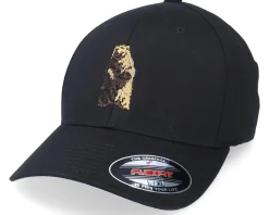 Prancing Bear Black Flexfit - Hunter