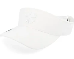 Premier 12 White W 3d White Clover Visor - Black Clover