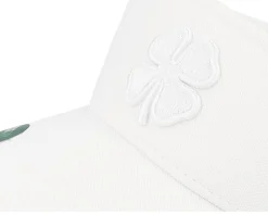 Premier 12 White W 3d White Clover Visor - Black Clover