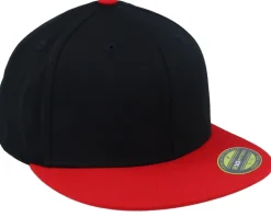 Premium 210 2-Tone Black/Red Fitted - Flexfit