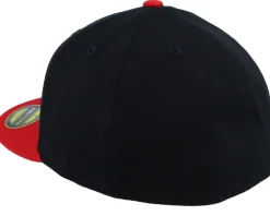 Premium 210 2-Tone Black/Red Fitted - Flexfit